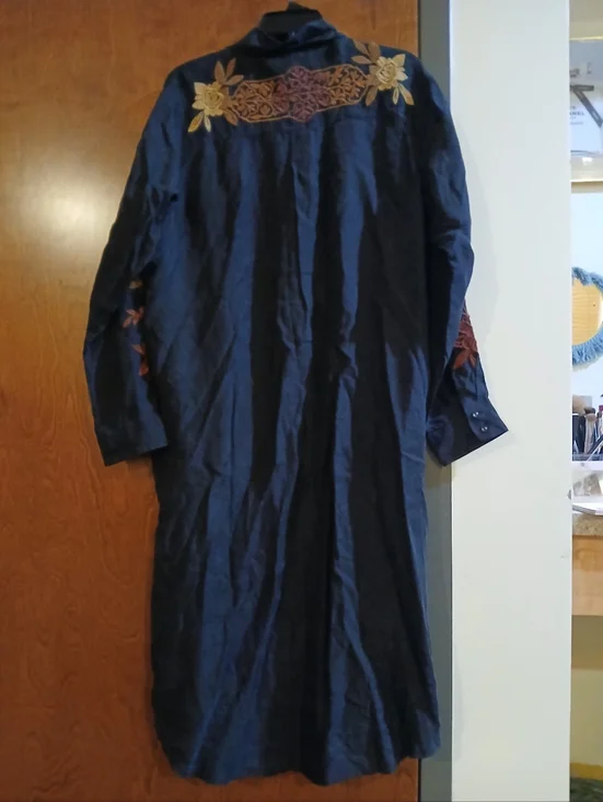 NWT/ JOHNNY WAS WORKSHOP 'KIANA' silk shirt dress - Picture 9 of 9